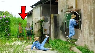 Shocking Discovery! Strange People Hiding Inside Abandoned House – What’s Really Going On? 😱🏚️