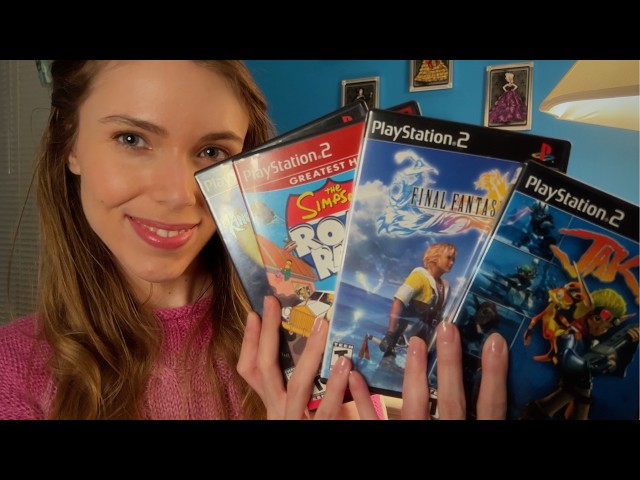 ASMR PlayStation 2 Video Game Collection | Soft Spoken Show & Tell