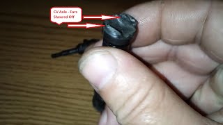 Rival MT10 Broken CV Axle and Center Diff