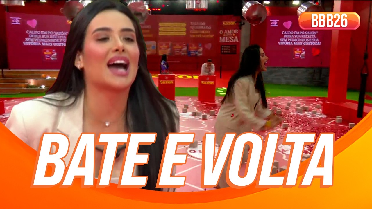 JORDANA vence a prova BATE E VOLTA e ESCAPA do Paredão!⚡ | BBB 26