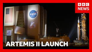 Nasa Rolls Out Artemis Ii Ahead Of April Launch  Bbc News