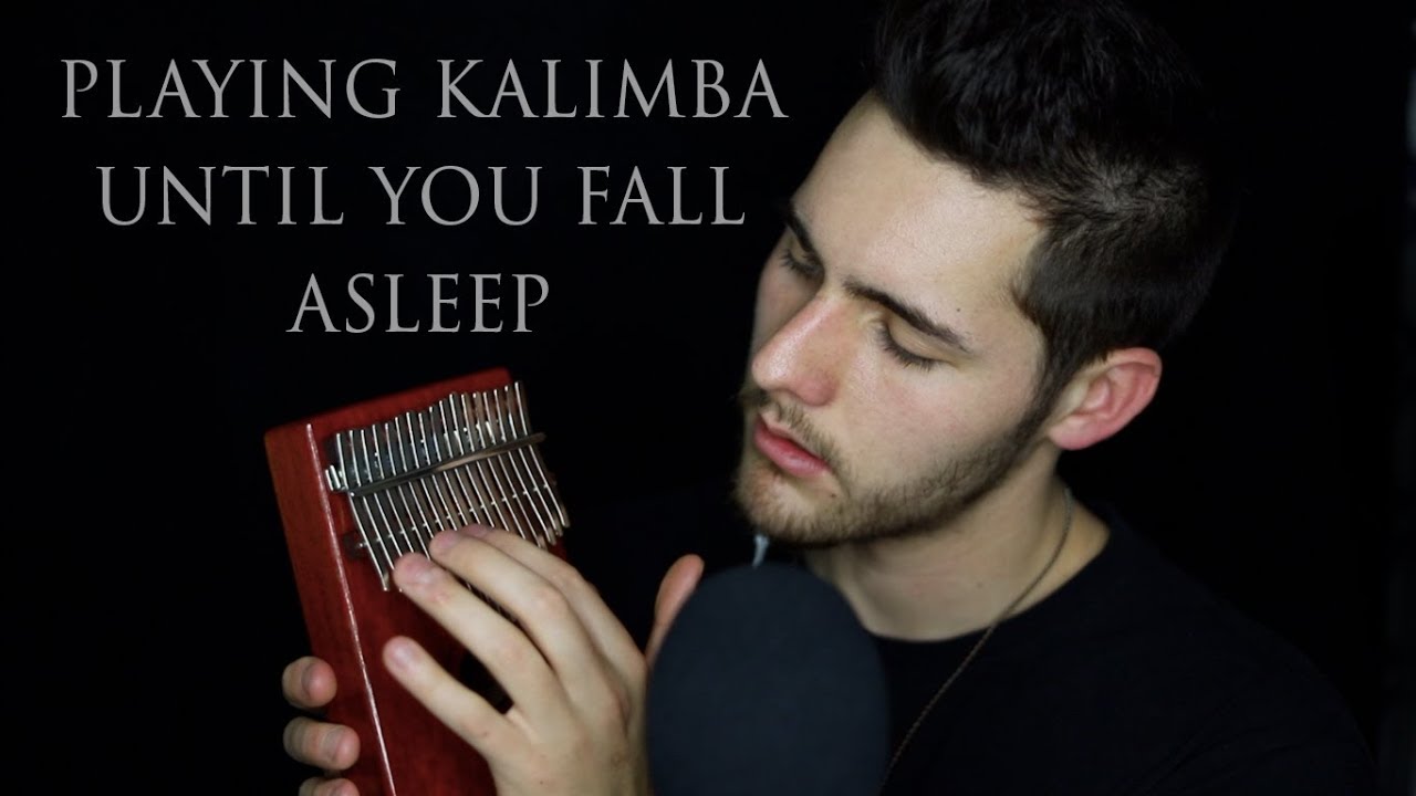 ASMR Playing The Kalimba Until You Fall Asleep - Relaxing Music For Sleep & Male Whispering