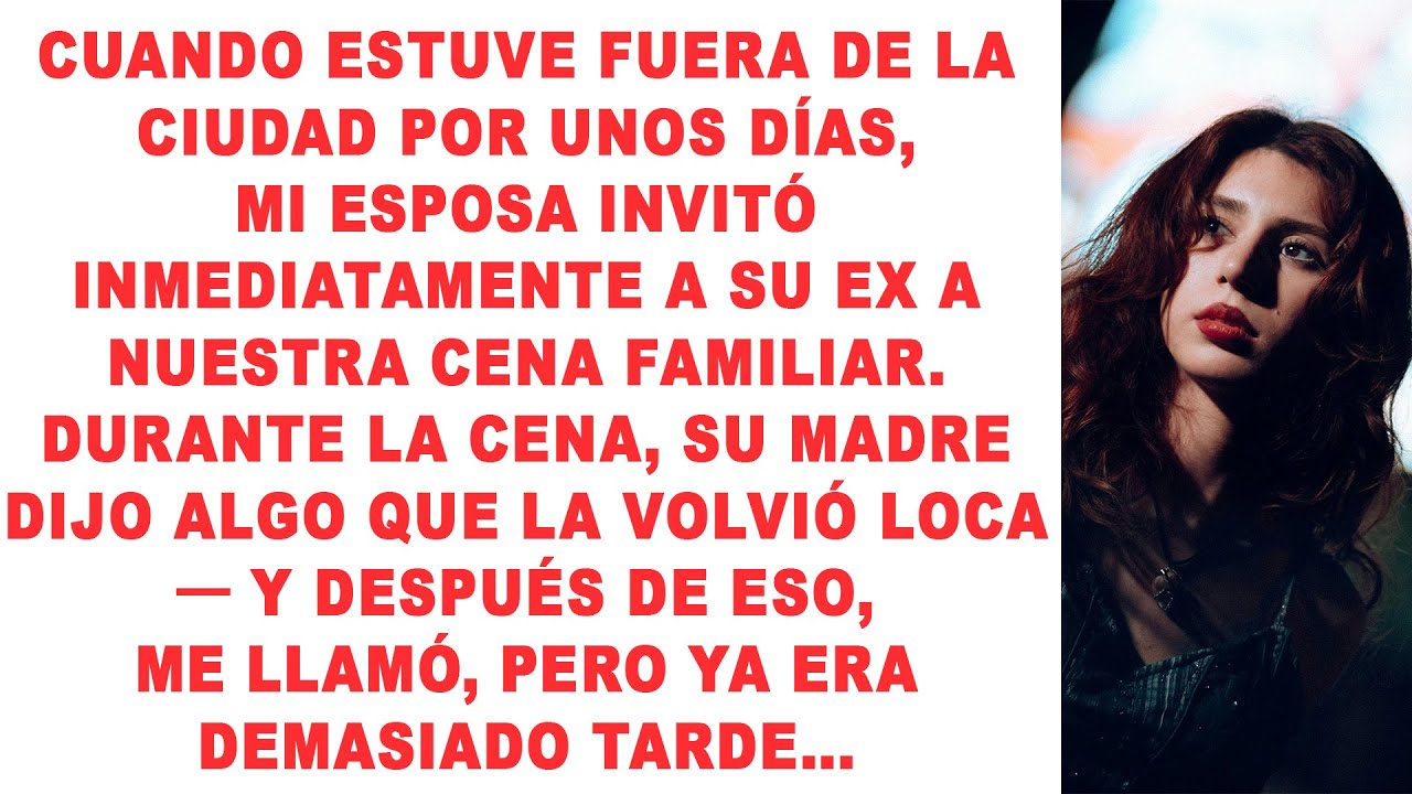 Cuando estuve fuera de la ciudad por unos días, mi esposa invitó inmediatamente a su ex a nuestra...