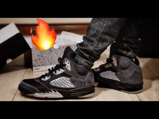 fake jordan 5 anthracite