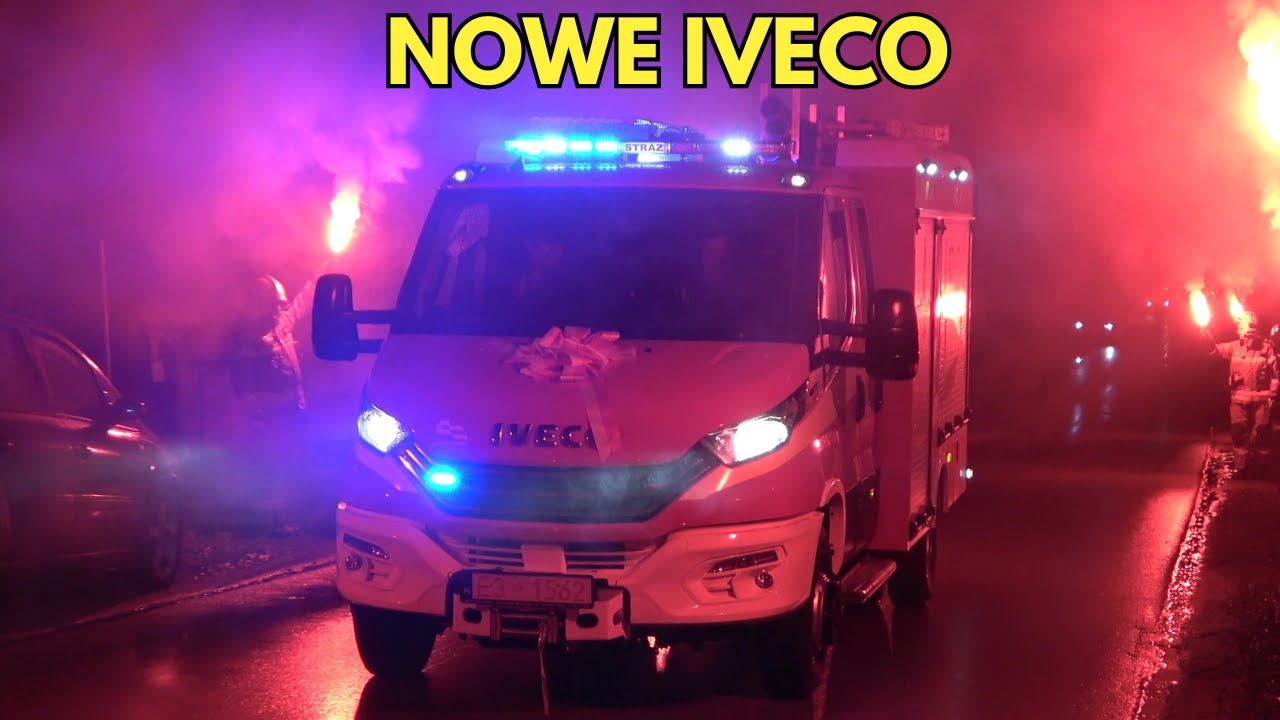 NOWE IVECO I 10 WOZÓW ALARMOWO! - Powitanie wozu 469[E]18 GLBA Iveco Daily dla OSP Bukowiec