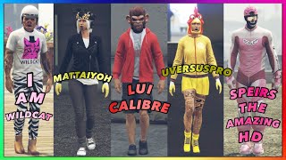 5 GTA YouTuber Outfits To Make #5 (Wildcat, Lui Calibre, UVersuspro, SpeirsTheAmazingHD, Mattaiyoh)