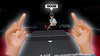 NE JAMAIS PARIÉ SUR ELEVEN TABLE TENNIS VR...