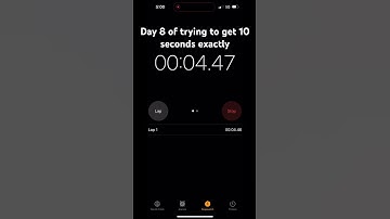 Day 8 of trying to get 10 seconds exactly on the stopwatch #eminem