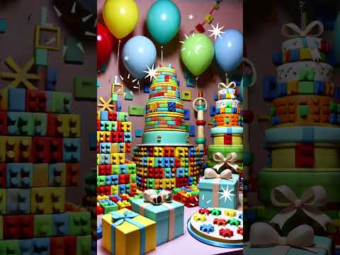 Giant Lego Birthday Party 🥳 || Lego Birthday Party decoration ideas |Lego Cake ideas