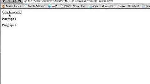 JS 4U 42: JQuery Syntax