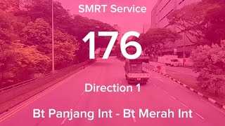 Smrt Service 176 Route Visual  Direction 1