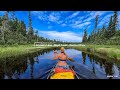 Woodland caribou provincial park  2023 canoe trip  johnson lake  royd creek  rostoul river