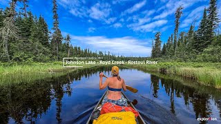 Woodland Caribou Provincial Park  2023 Canoe Trip  Johnson Lake  Royd Creek  Rostoul River