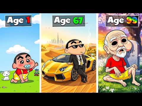 Thumbnail for Shinchan Age 1 - 100 Birth To Death 🥺!