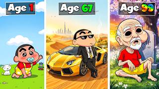 Shinchan Age 1 - 100 Birth To Death 🥺!