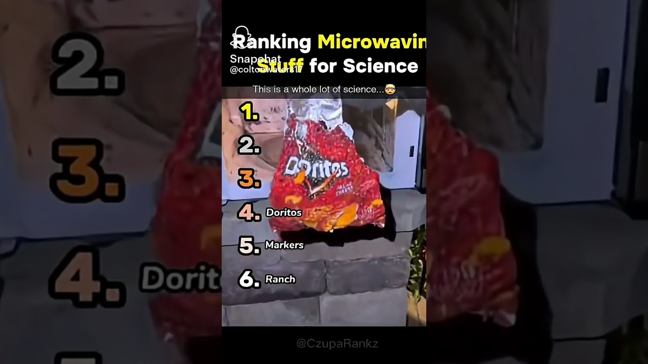 Microwaving stuff for science