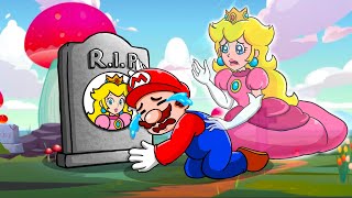 Goodbye Peach!! Peach, Please Don't Leave Me  Mario Sad Love Story  Super Mario Bros Animation