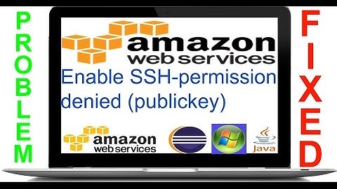 Amazon EC2 Instance Enable SSH - permission denied (publickey) solved