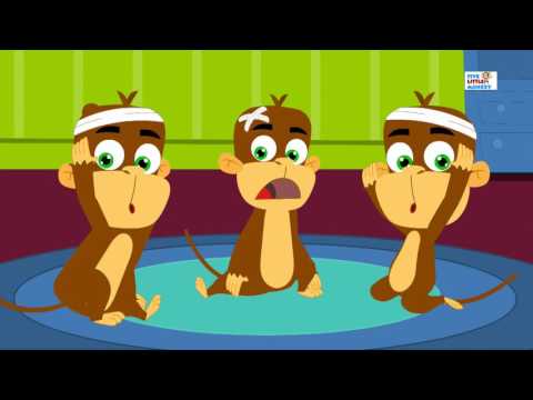 Five little monkeys | nursery rhymes | kids songs | baby videos