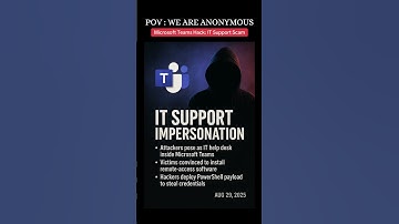 Microsoft Teams Hack : IT support scam #hack #hacker #hacking #cybersecurity #scam #microsoft
