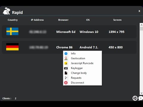 Rapid (RAT) for browsers get Location just from URL