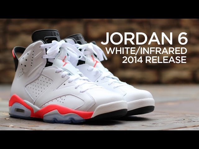 Closer Look: Air Jordan 6 Retro - White/Infrared - YouTube