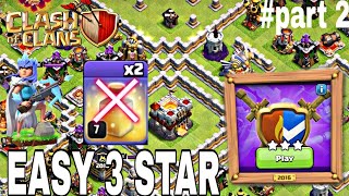 EASY TO 3 STAR WITHOUT HEAL  2016 CHALLENGE | COC 🆕 EVENT Attack| Clash of Clan 🆕 challenge attack