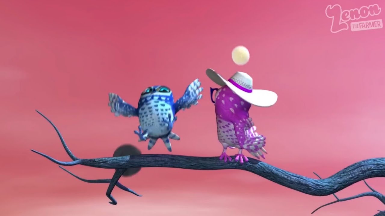 Mr. Owl was hit by a ball//Bounce effects Gamavision Csupo