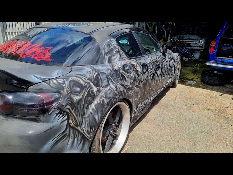 PAINT 12A AND @Madrxsev rx8 getting done