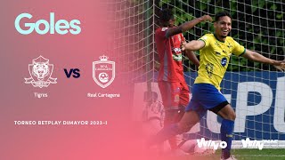Tigres vs. Real Cartagena  (goles) | Torneo BetPlay Dimayor 2023-1| Fecha 10