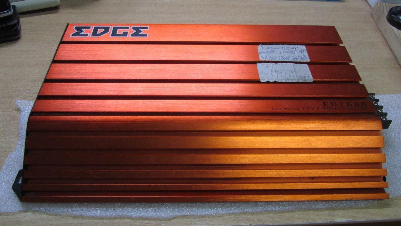 Ремонт автоусилителя EDGE ED7600-E2 - "не горит зеленая лампочка" - YouTube