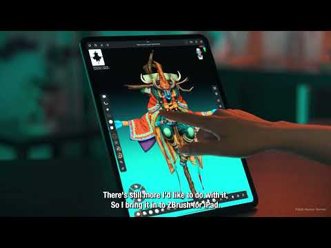 Maxon Cinema 4D for iPad + Tencent Cloud HY 3D - With Sound