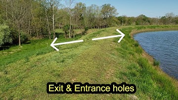 My next pond dam repair on the list. Let