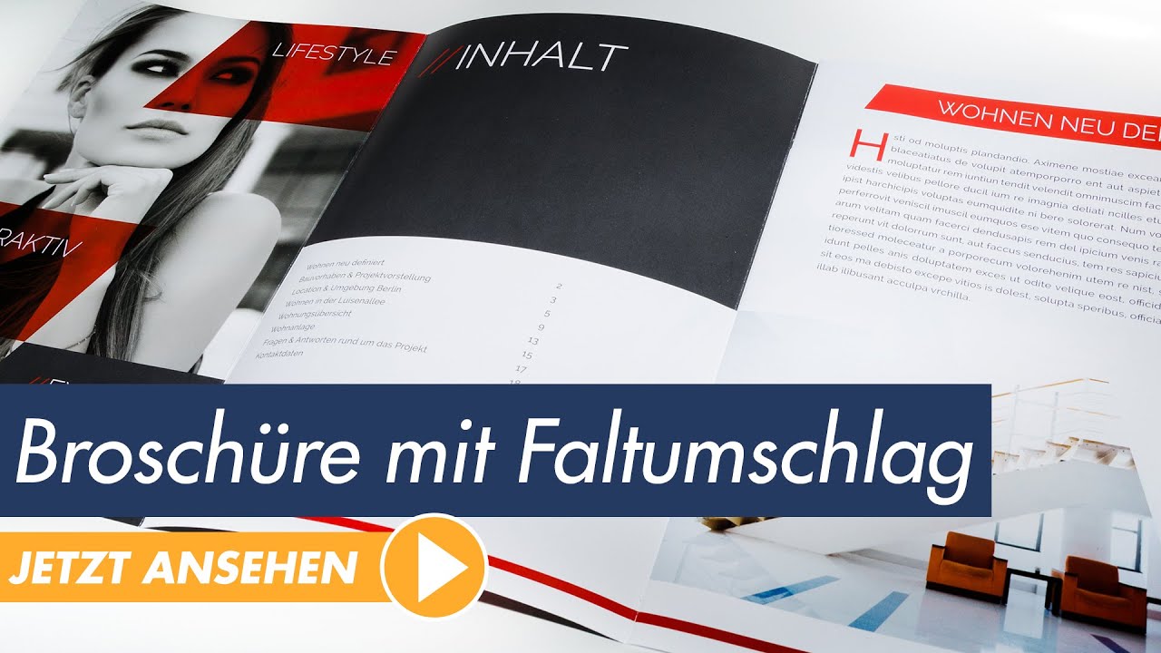 Indesign Tutorial Mehrseitige Broschure Mit Faltumschlag Vorn Youtube