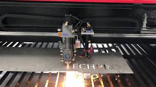 Laser Cutting Machine For Ss Cutting Logo By Techpro