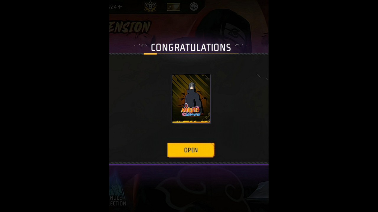 Itachi Bundle Spin 🔥 Free Fire x Naruto Chapter 2 | Itachi Bundle In Free Fire 