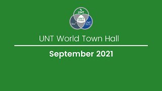 UNT World Town Hall September 2021
