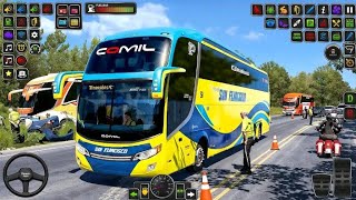 Real City Coach Bus Driving Games - Passengers Bus Game Simulator - Android Gameplay screenshot 3