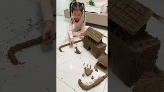 My daughter built a palace and said she would leave it to me to live in.