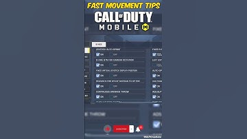 ✅Tips en trucs voor snelle bewegingen in Call of Duty Mobile #shorts #codm #codmobile