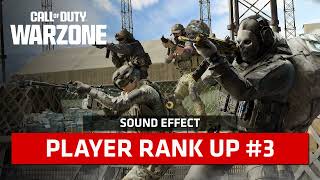 Call Of Duty: Warzone | Player Rank Up #3 [Sound Effect]