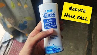 Vcare hair growth vitalizer Review | How to reduce hairfall | Regrow lost  hair - YouTube