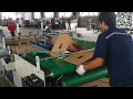 Semi Automatic Corrugated Carton Folding Gluing Machine / Corrugated Box Folder Gluer
