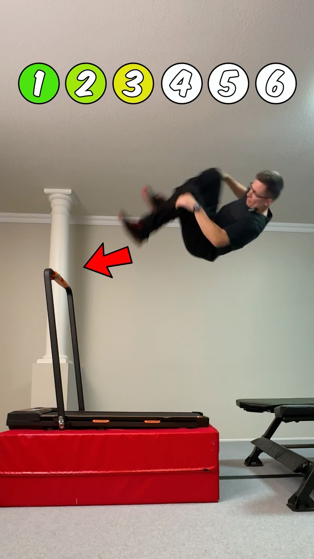 Treadmill Speed VS Flip Precision ⏩