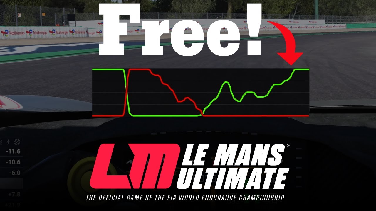 Pedals Telemetry Racing Using FREE Telemetry to Improve on LeMans Ultimate w/ Tiny Pedal! - YouTube