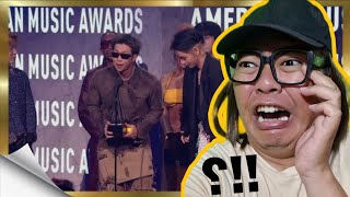 BTS Accepts the Award for Song of the Summer [52nd American Music Awards] reaction