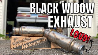 Installing BLACK WIDOW Mufflers on a Foxbody Mustang