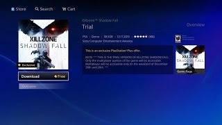 How to play Killzone ShadowFall Multiplier TRIAL for free - PS4