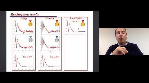 Kernel based approaches to linear system identification, by Gianluigi Pillonetto