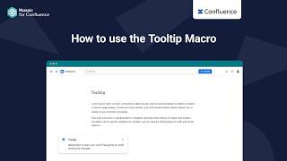 How to add a Tooltip on Confluence | Mosaic